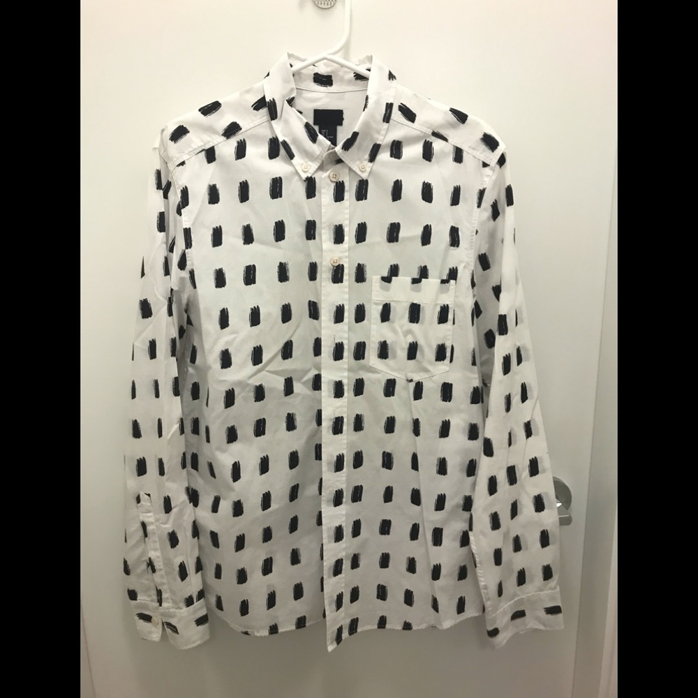❤️H&M dot long sleeves shirt S❤️